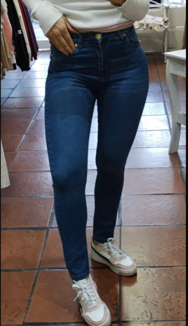 Jeans Trendy Slin C/Bigotes